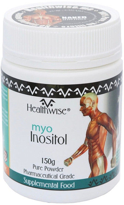 HealthWise myo-Inositol 300g for cellular signalling and cell membrane function, supporting healthy nerve, brain and muscle activity