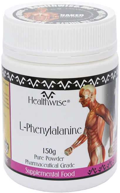 HealthWise L-Phenylalanine 150g Essential Amino Acid for Neurotransmitter Production and Brain Function