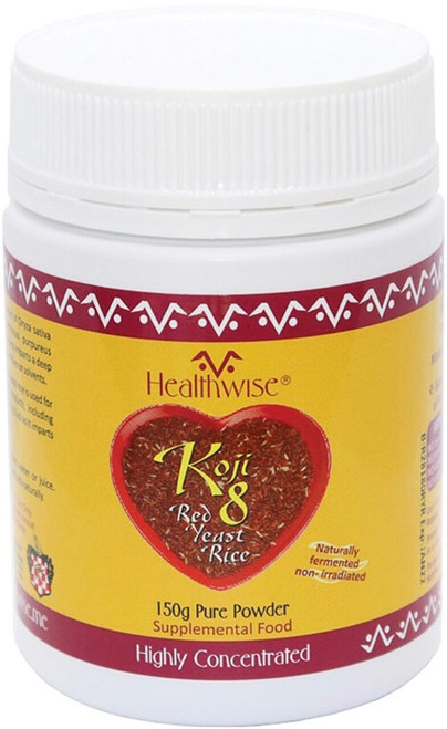 HealthWise Koji8 Red Yeast Rice 150g 8:1 Concentrated Extract for Traditional Asian Cuisine and Natural Food Colouring