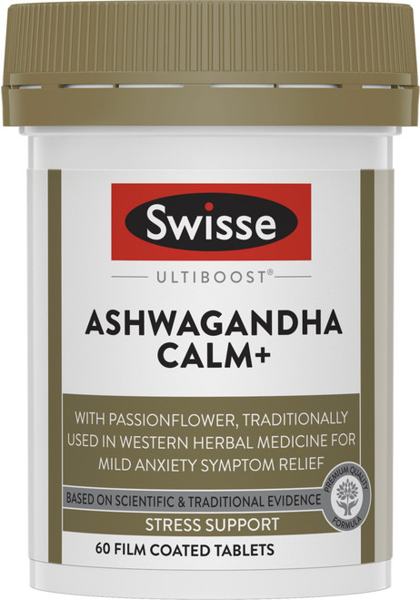 Swisse Ultiboost Ashwagandha Calm+ 60 Tabs