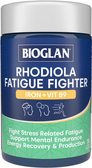 Bioglan Rhodiola Fatigue Fighter 30 Caps x 3 Pack