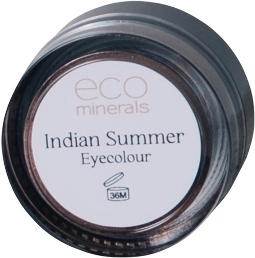 Eco Minerals Indian Summer Eyecolour 1.5g, 100% pure mineral powder eye colour in warm bronze shimmer for adding colour, shadow and sparkle