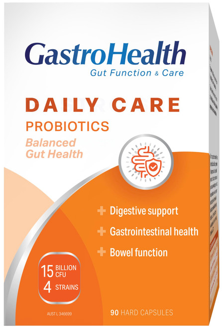 Naturopathica Gastrohealth Daily Care Probiotics 90 Caps x 3 Pack = 180 Caps