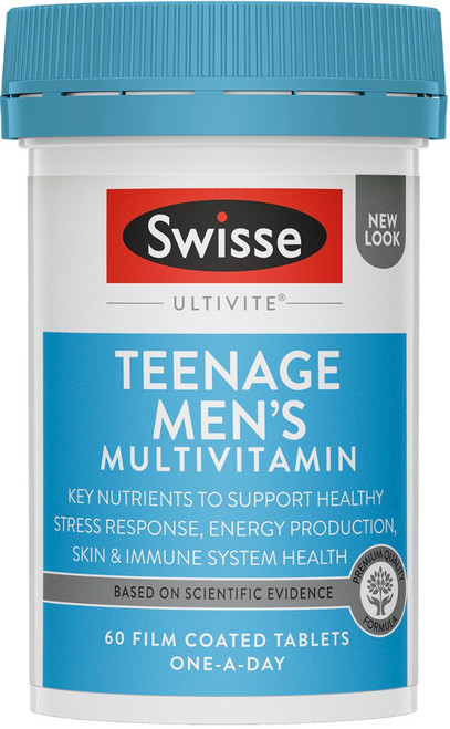 Swisse Teenage Men's Multivitamin 60 tabs