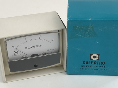 Calectro Precision Meter 0-3 D.C. Amp
