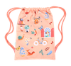 Big Drawstring Bag - Secret Garden