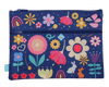 A4 Twin Zip Pencil Case - Flower Power