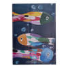 A4 Book Cover - Three Bubbly Fish