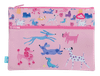 A4 Twin Zip Pencil Case Value Pack of 8