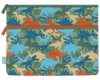 A4 Twin Zip Pencil Case  - Dinosaur Safari