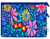 A4 Twin Zip Pencil Case - Flower Fun