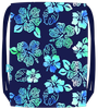 Big Drawstring Bag - Midnight Hibiscus