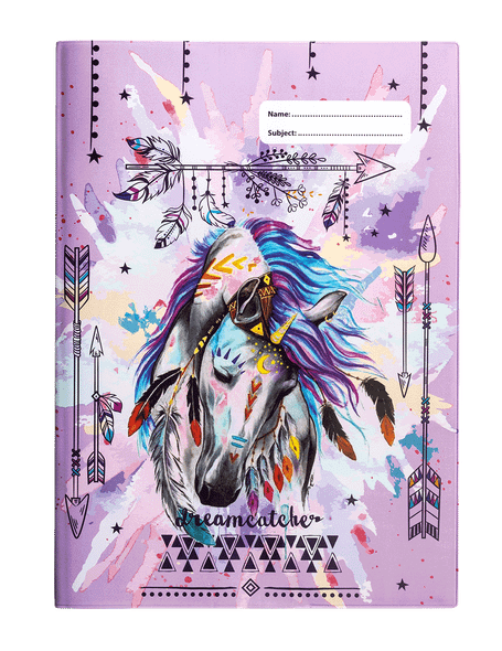A4 Book Cover - Dreamcatcher Horse 1