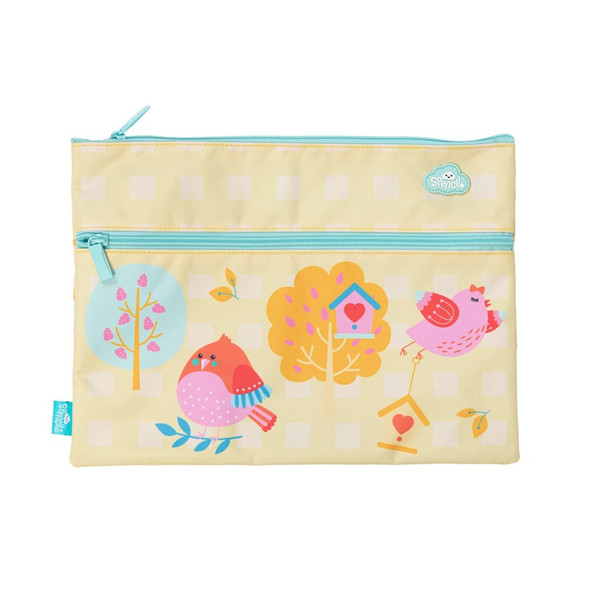 A4 Twin Zip Pencil Case - Tweets Tree House