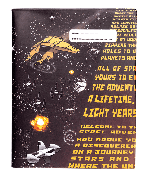 Exercise Book Cover - Space Adventure 2
