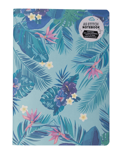 A5 Stitch Notebook - Beach Blooms