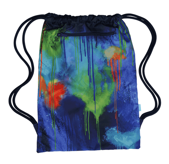 Big Drawstring Bag - Colour Drip