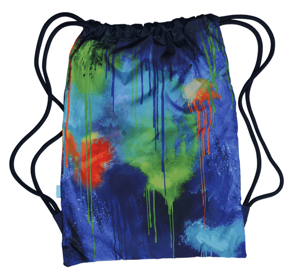 Big Drawstring Bag - Colour Drip