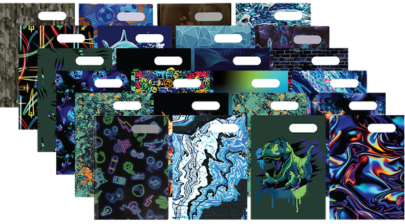 A4 Book Cover - 24 Pack Boys
