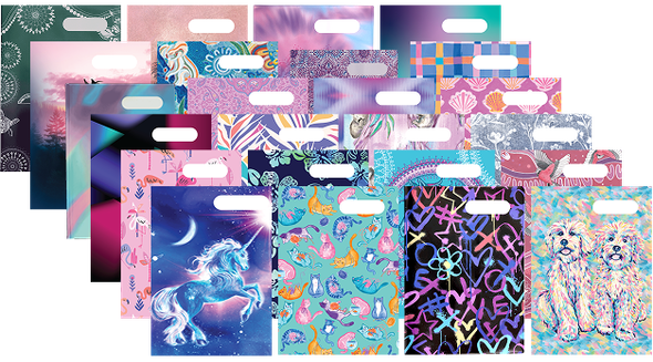 A4 Book Cover - 24 Pack Girls