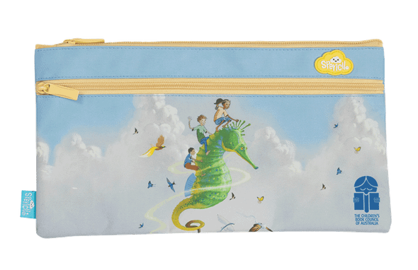 Twin Zip Pencil Case - Read, Grow, Inspire