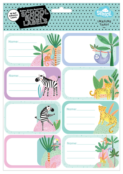 Book Labels - Wild Things