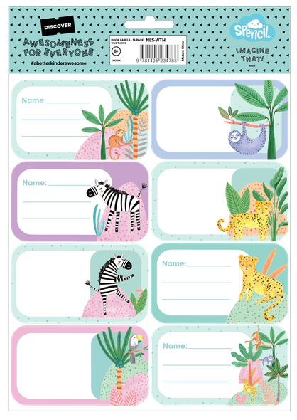 Book Labels - Wild Things