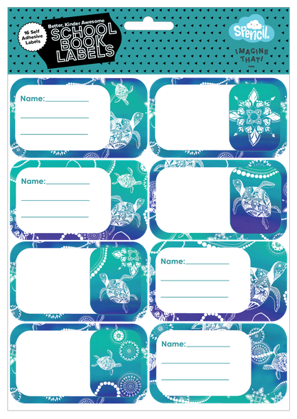 Book Labels - Turtle of Life