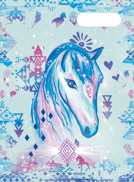 Scrapbook Cover - Aztec Horse  1