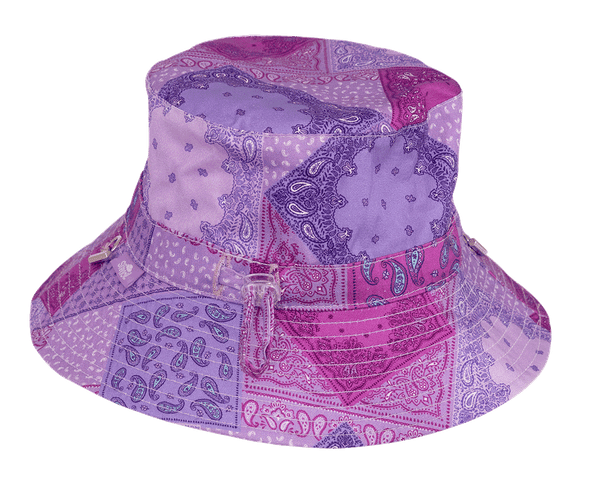 Reversible Bucket Hat - Paisley Patch