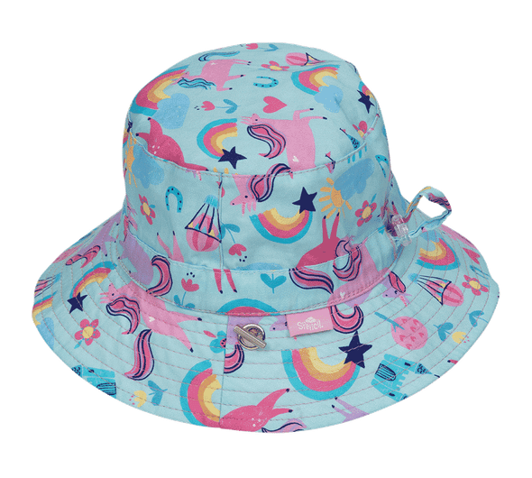 Reversible Bucket Hat - Unicorn Party