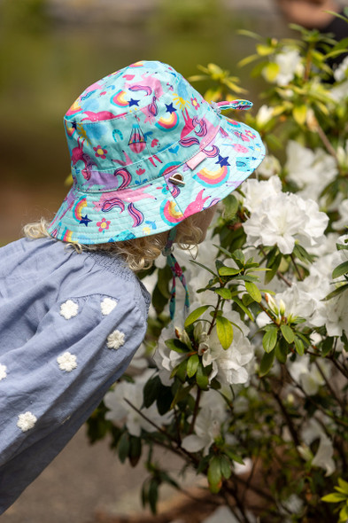 Reversible Bucket Hat - Unicorn Party