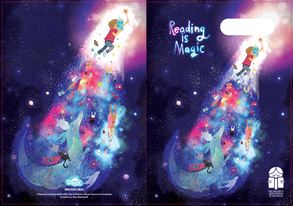 A4 Book Cover - Reading is Magic!