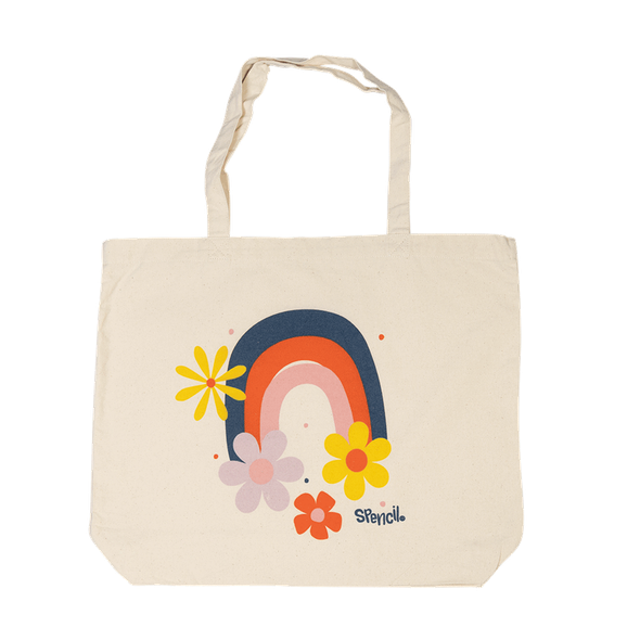 Tote 100% Cotton Flower Power