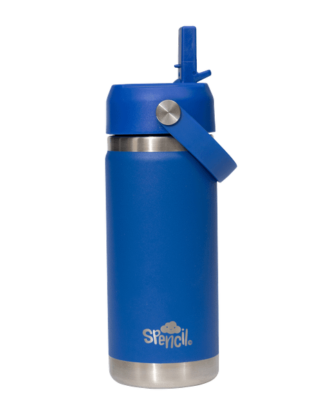 Little Insulated Water Bottle 470ml- Azure