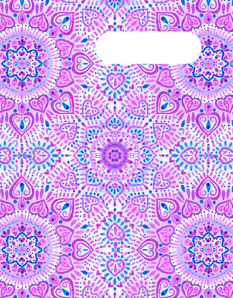 9x7 Exercise Book Cover - Sweet Hearts