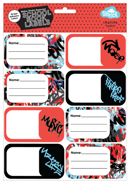 Book Labels - Urban Scrawl
