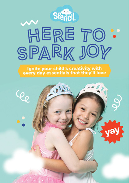 Spencil Point of Sale A4 Poster - Spark Joy Girls Spencil Point of Sale A4 Poster - Spark Joy Girls