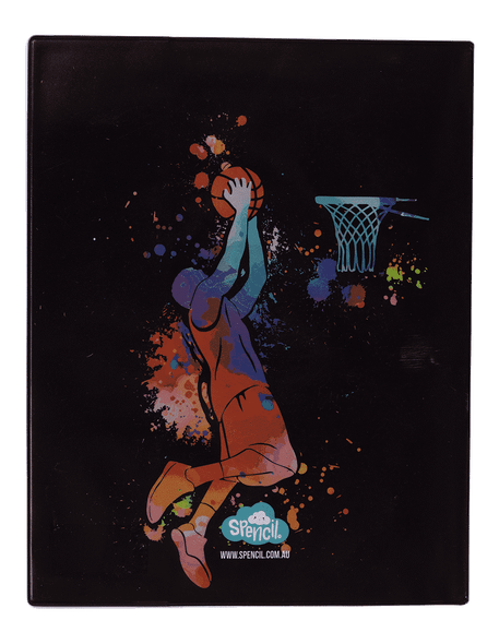 9x7 Exercise Book Cover - Basketball