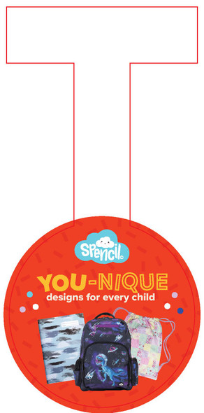 Spencil Point of Sale - Shelf Wobbler You-Nique Spencil Point of Sale - Shelf Wobbler You-Nique