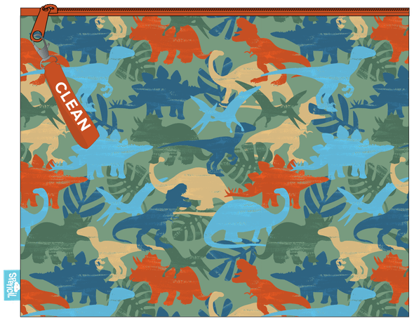 Little Clean & Dirty Bags - Dinosaur Safari