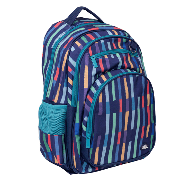 Big Kids Backpack - Bright Stripes