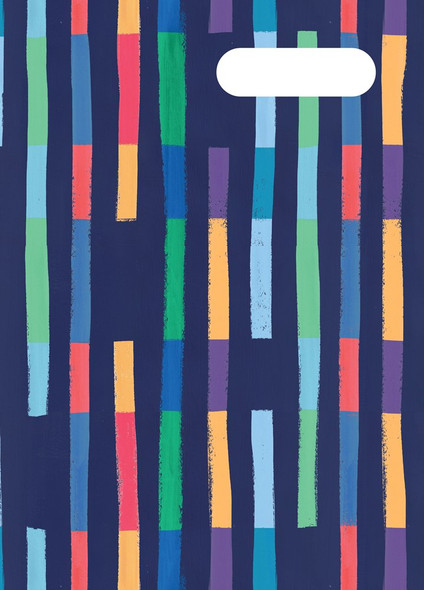 A4 Book Cover - Bright Stripes