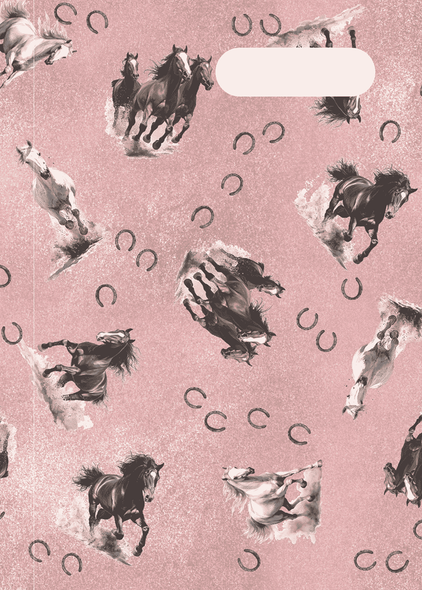 A4 Book Cover - Wild Horses 2