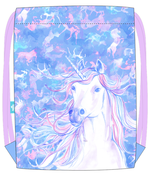 Big Drawstring Bag - Unicorn Magic