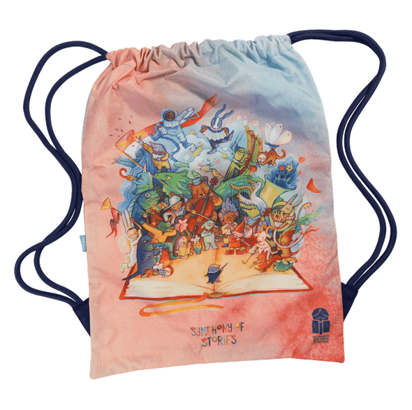 Big Drawstring Bag - Symphony of Stories