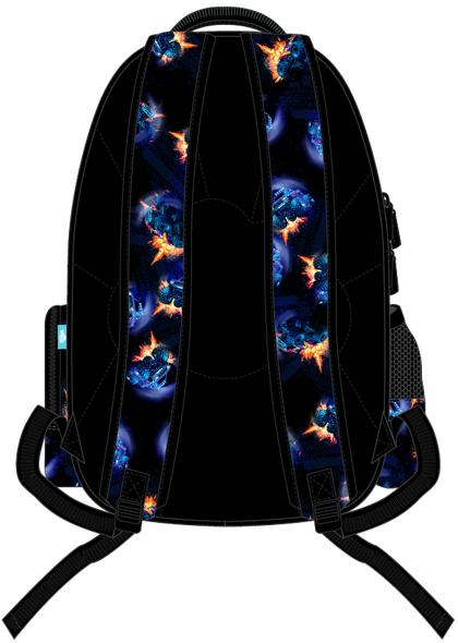 Big Kids Backpack - Monster Blaze