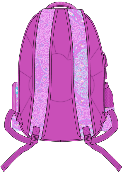 Big Kids Backpack - Paisley Daze