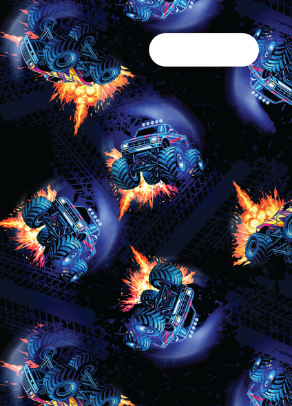 A4 Book Cover - Monster Blaze 2