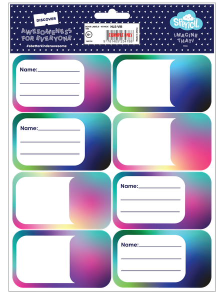 Book Labels - Vibe